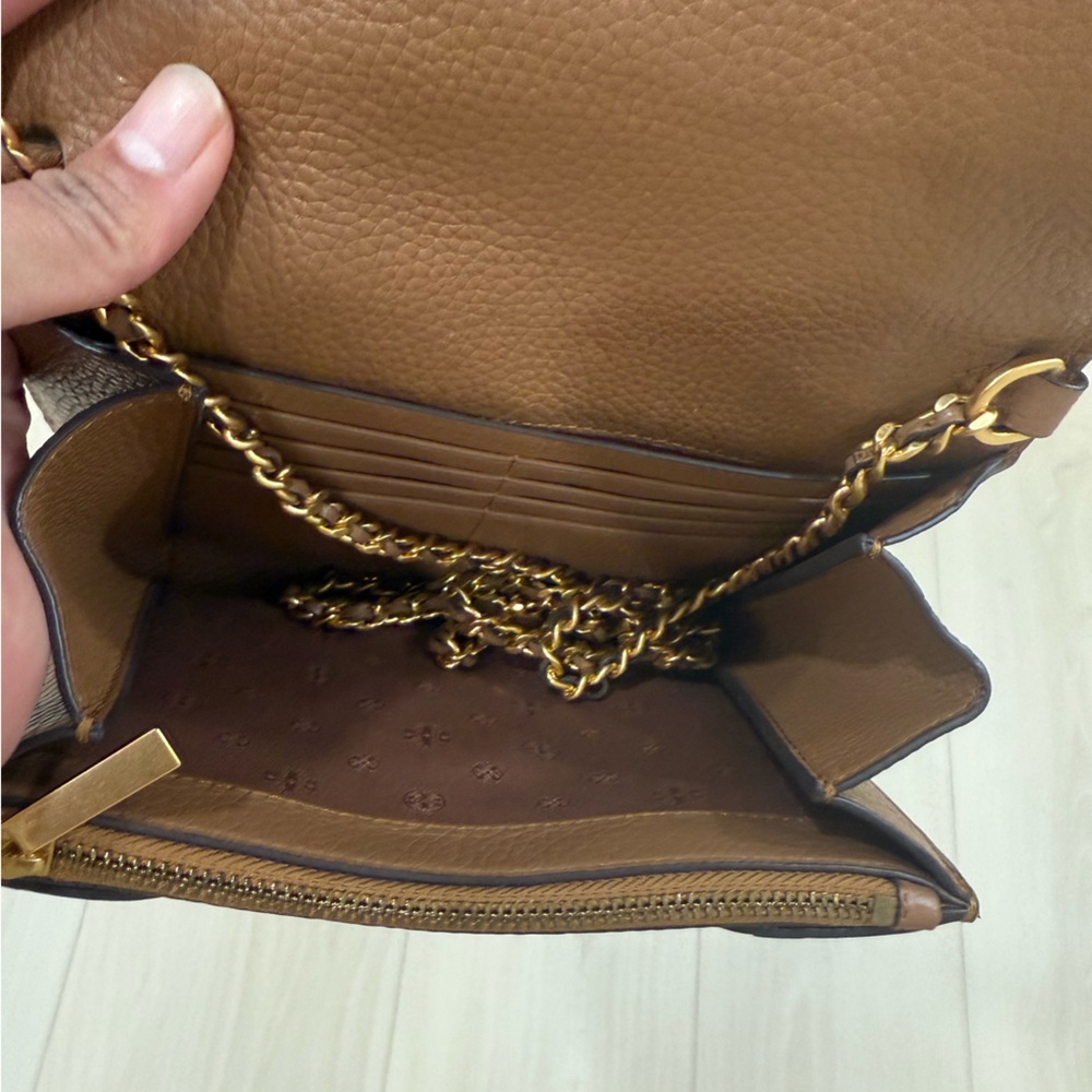 (NWT)Tory burch Britten stripe chain wallet 80106 - Picture 7 of 10
